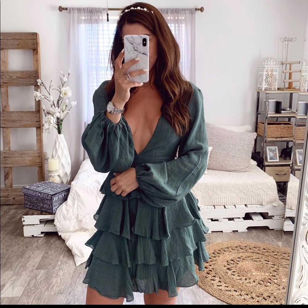 Aria Ruffle Dress